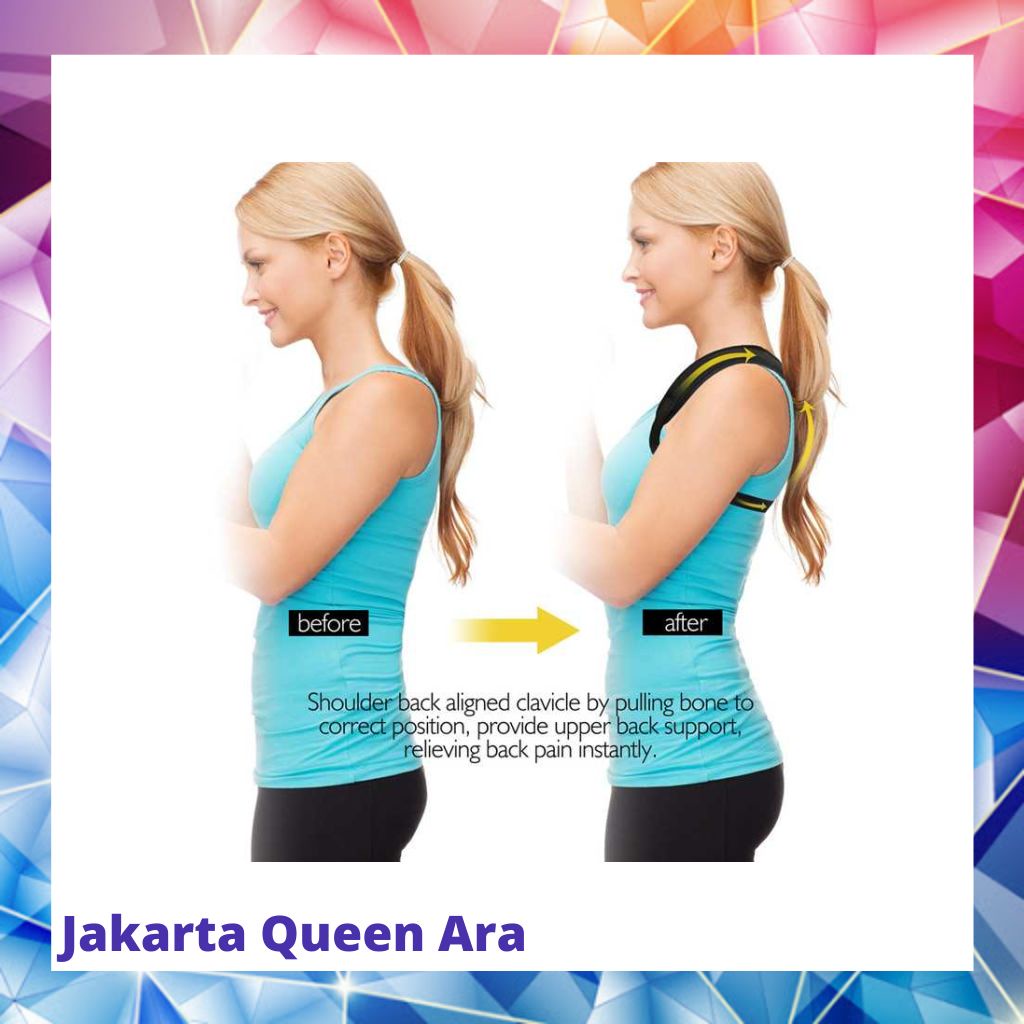 Tali Korektor Postur Punggung Body Harness Support Belt 90-110cm 1022