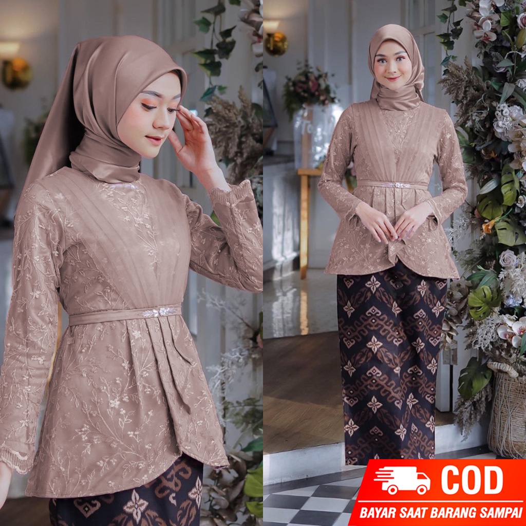 Best Seller kebaya Valina New Kebaya modern wisuda tunangan lamaran couple murah remaja seragam seragaman sarimbit allsize