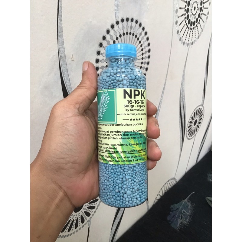 pupuk npk mutiara 16-16-16 kemasan botol
