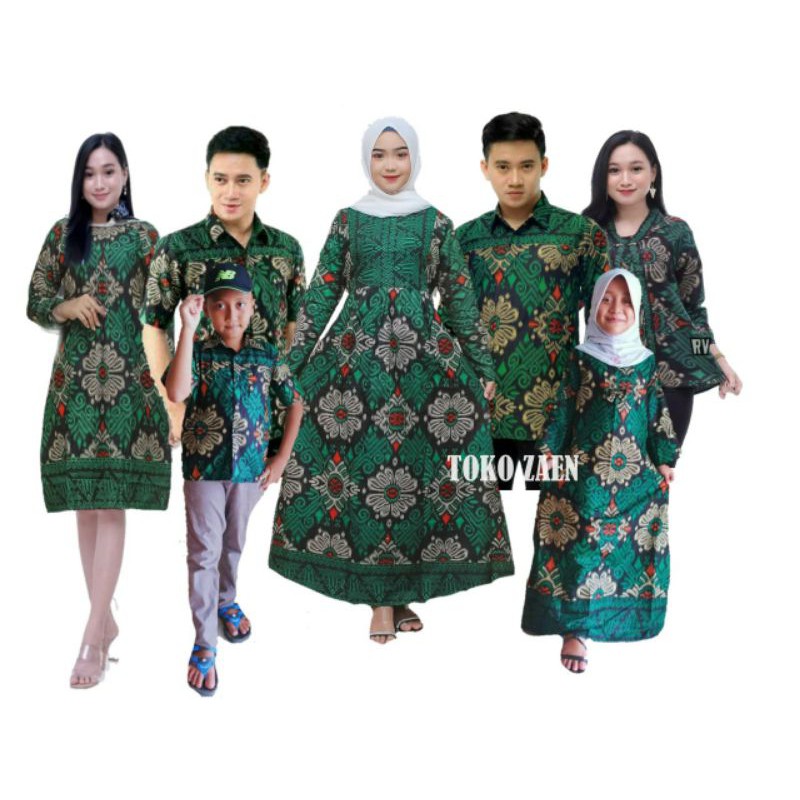 Couple Batik Terbaru Zaen Couple Keluarga Bisa Pisah New New New Motif Songket Ijo