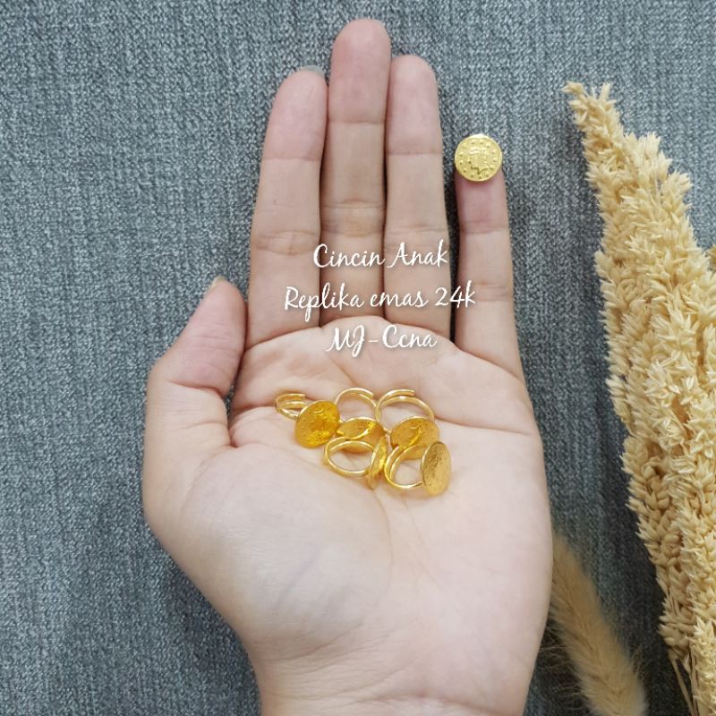 Cincin Anak/Baby Replika Emas 24k - Mas Penang