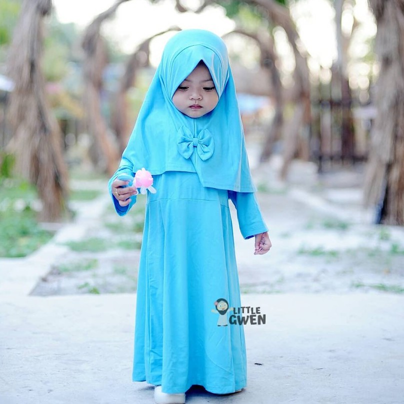 Gamis Anak 0-5 Tahun Rayon Super / Gamis Bayi Little Gwen / Gamis Anak Perempuan Falisha