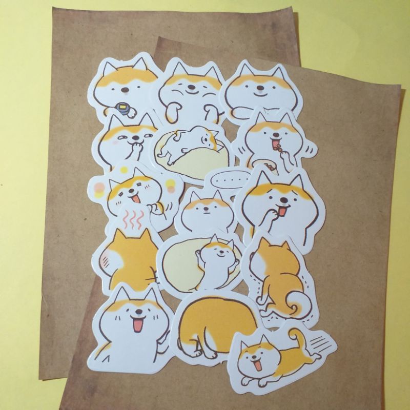 

Sticker aesthetic die cut deco untuk bujo