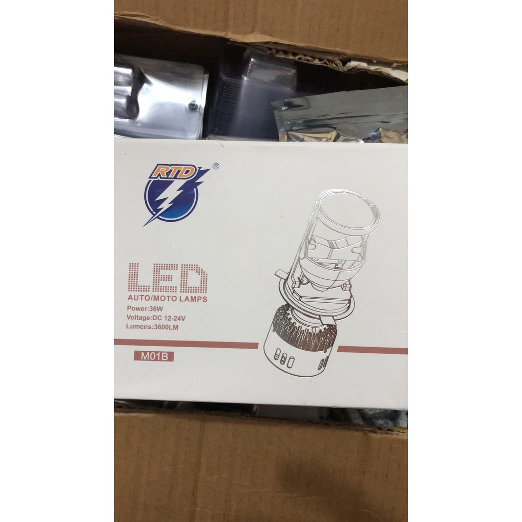 Order Langsung Lampu LED MOBIL MOTOR H4 M01B ORIGINAL RTD SINAR PROYEKTOR ! Murah