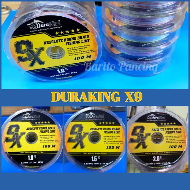 PE Duraking x9 Benang Pancing