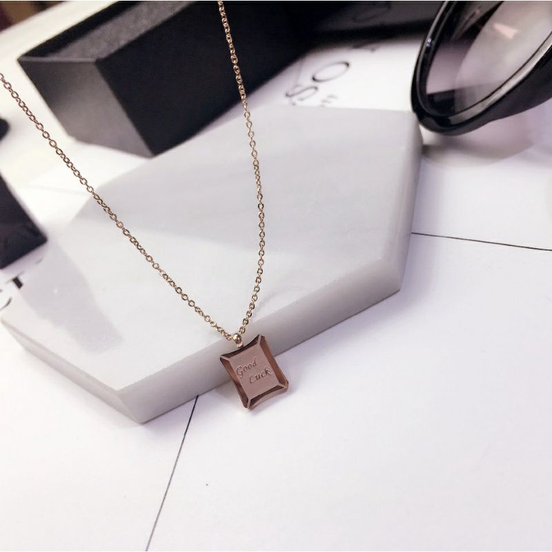 GG Kalung Good Luck Titanium Stainless Steel#KL-183