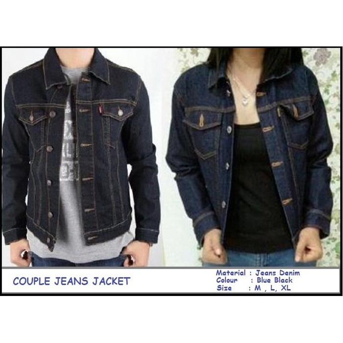 87+ Model Jaket Denim Couple Gratis Terbaru