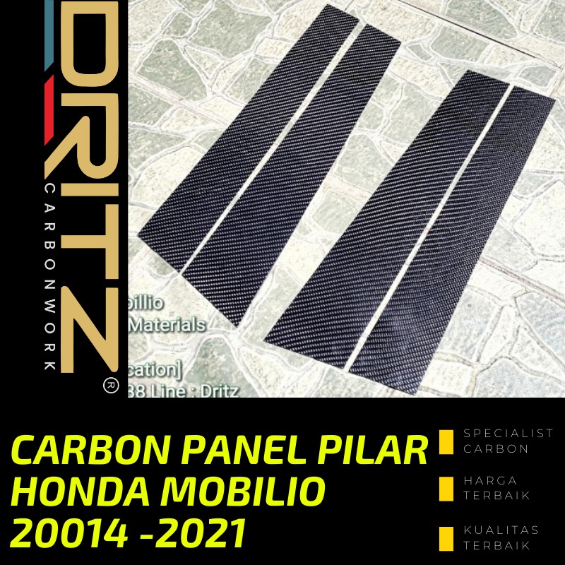 Carbon PANEL PILAR HONDA MOBILIO 2014-2021 Aksesoris Karbon Mobil