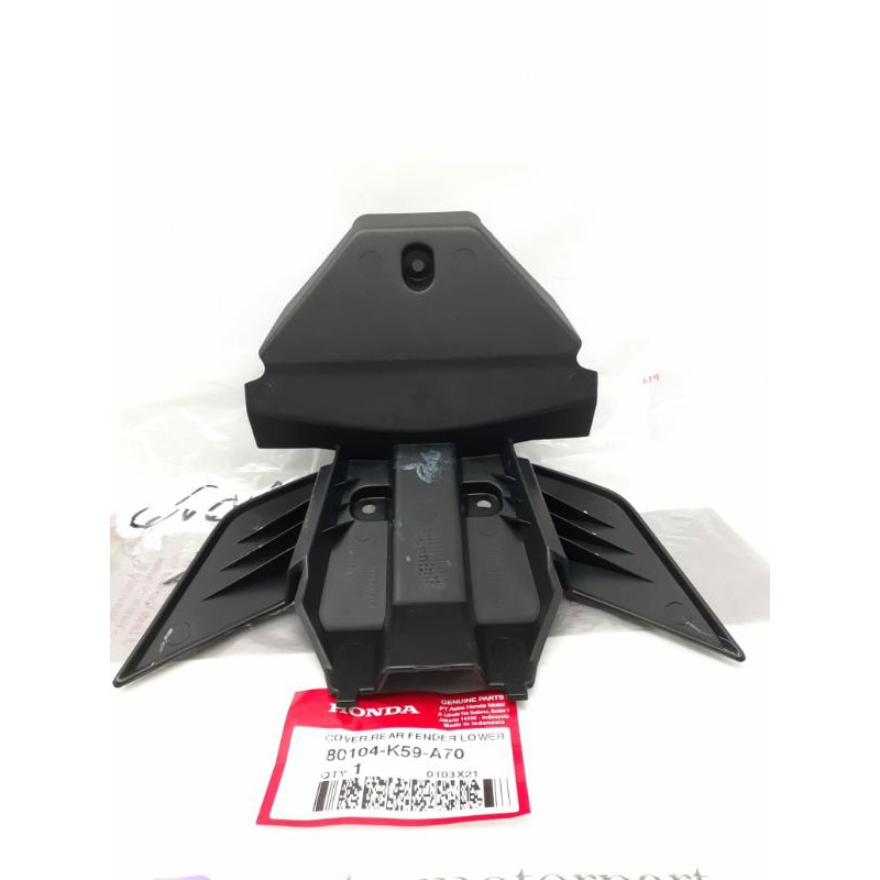 cover fender lower upper sambungan belakang spakbor slebor vario 150 2018 original hgp 8010ak59a70
