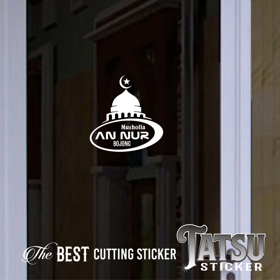 

CUTTING STICKER - STIKER MASJID / MUSHOLLA CUSTOM NAMA DAN ALAMAT ANDA