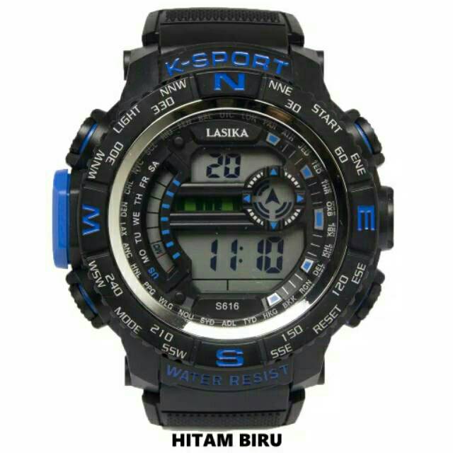 Jam Tangan Pria Sporty Lasika Anti Air Digital F-616