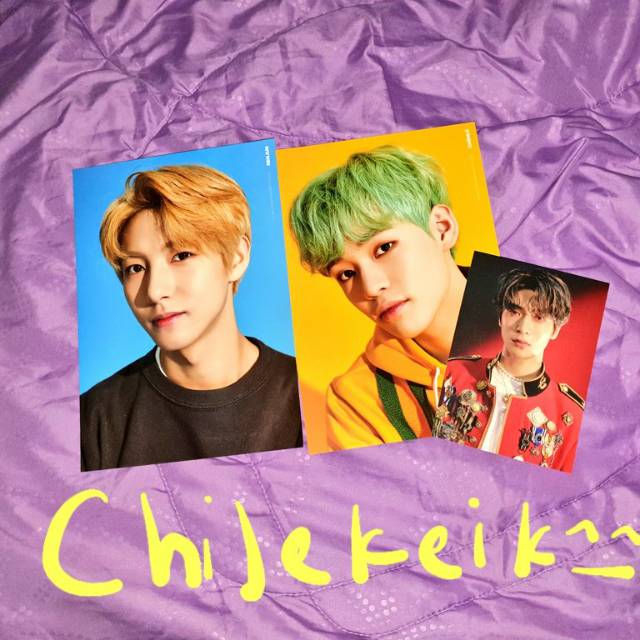 SG 2019 postcard renjun,chenle, postcard jaehyun final round