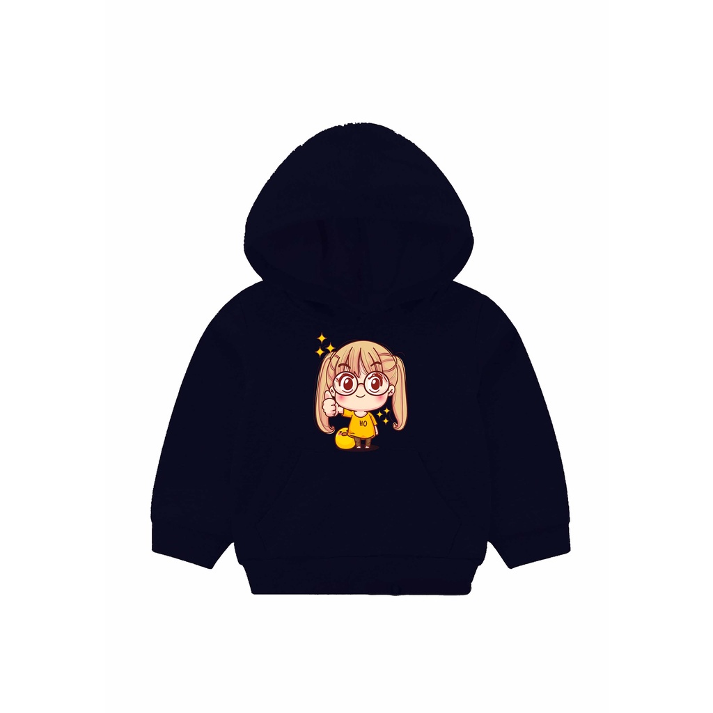 Hoodie Kawai girl Sweater Anak Fleece Pakaian Anak