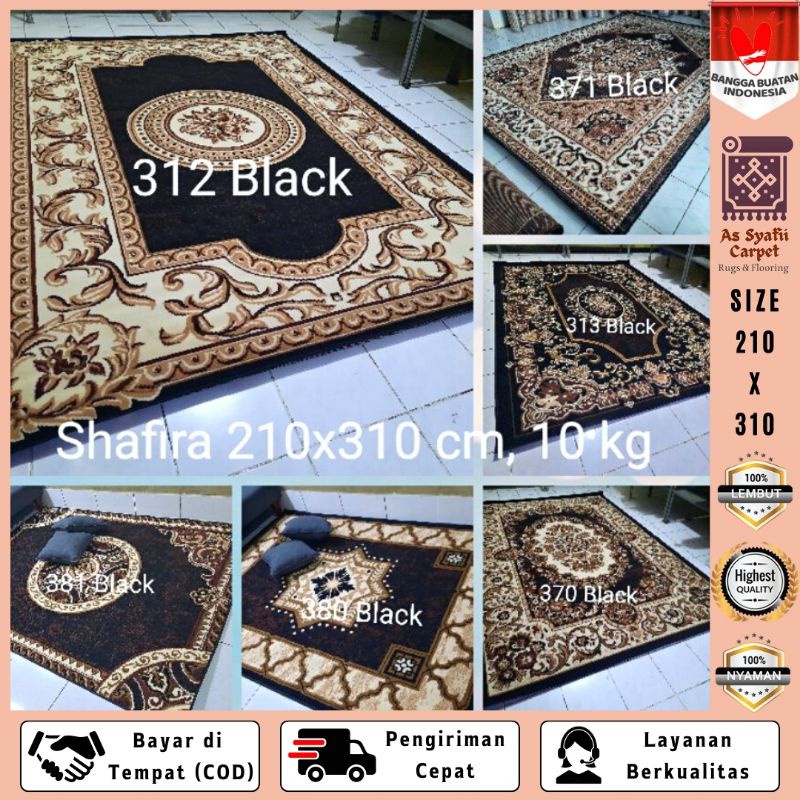 KARPET LANTAI PERMADANI UKURAN 210×310 SHAFIRA - KARPET PERMADANI 210×310 JUMBO - KARPET PERMADANI K