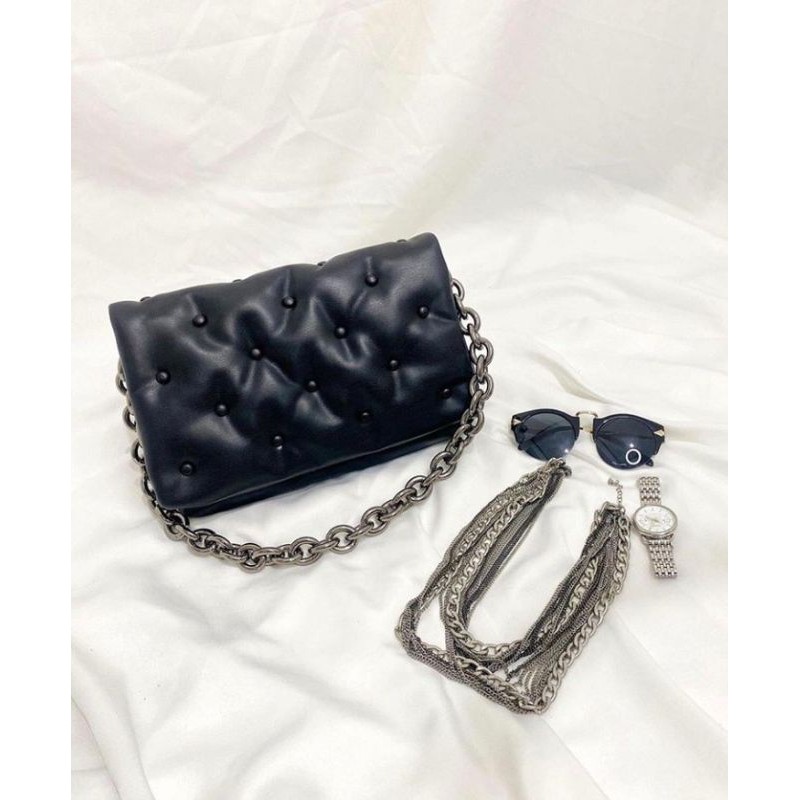 Zara bag quilted maxi crossbody