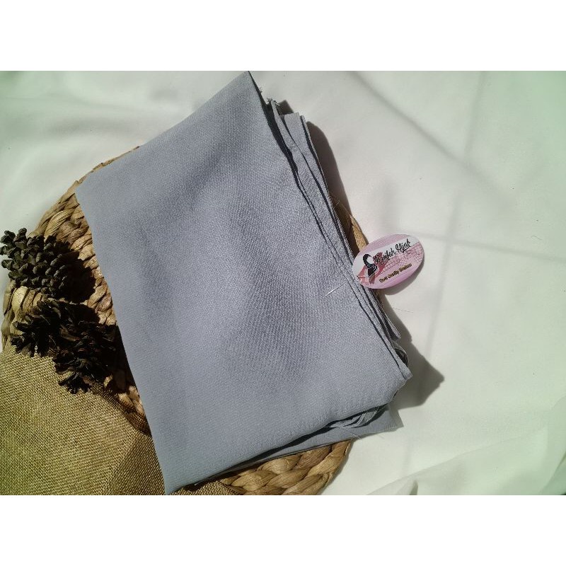 PASHMINA WOLFIS (73 cm × 180 cm) || Nasifahhijab-Abu silver