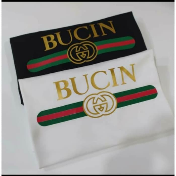 KAOS BUCCIN MODEL GUCCI GARIS BAJU TSHIRT COMBED 30S HS-26