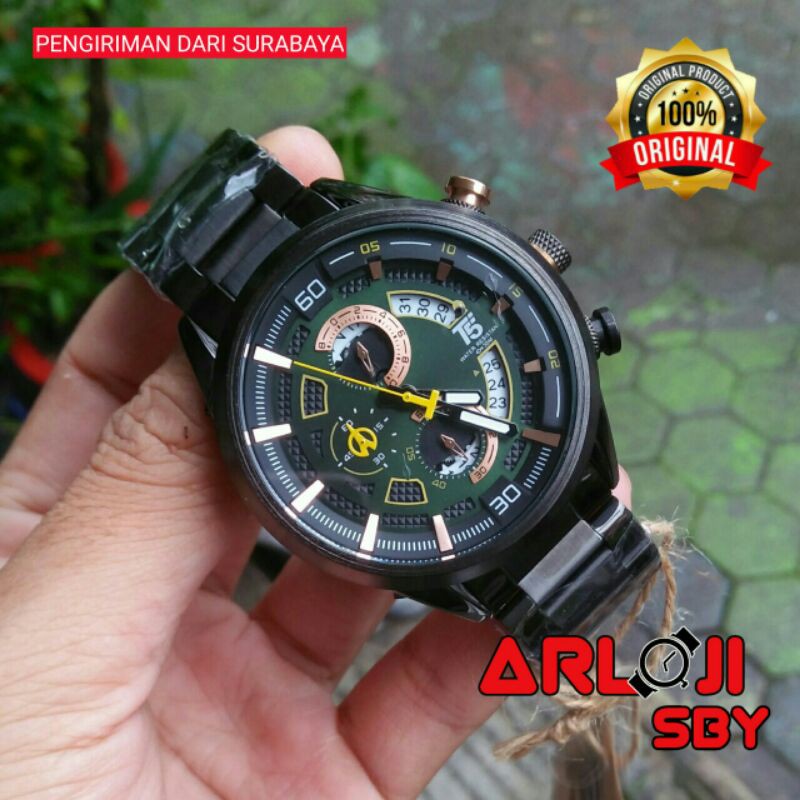 JAM TANGAN PRIA T5 H3733 CHRONO SPORT ORIGINAL TAHAN AIR FREE BOX PAPPER BAG