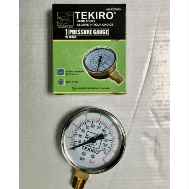 Pressure Gauge 16bar Tekiro