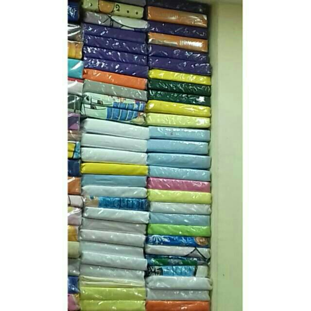 Sprei 90x200 rosewell polos (single / bujang)/sprei polos/rosewell 90x200x20