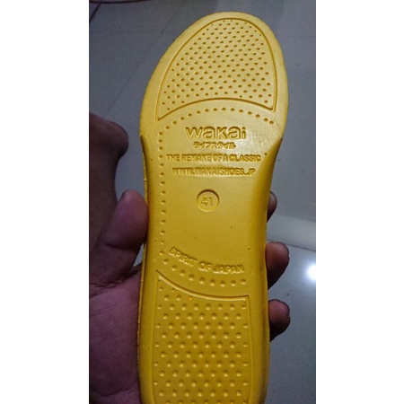insole sepatu wakai original size 41 kondisi baru..