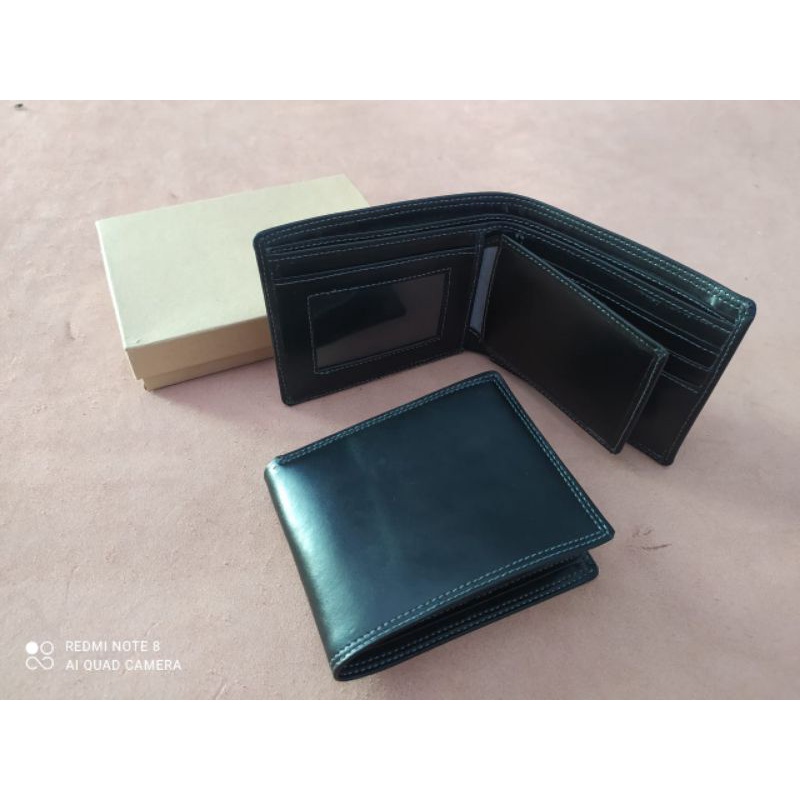 Dompet Pria Kulit Asli Dompet Kulit Asli Tanpa Kain Furing Dompet Lipat Laki Laki