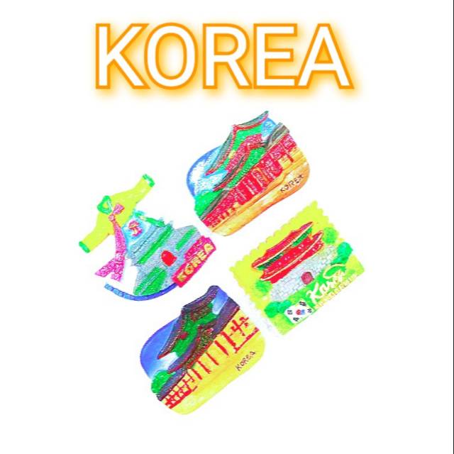 Magnet kulkas korea souvenir korea istana korea namdaemun souvenir