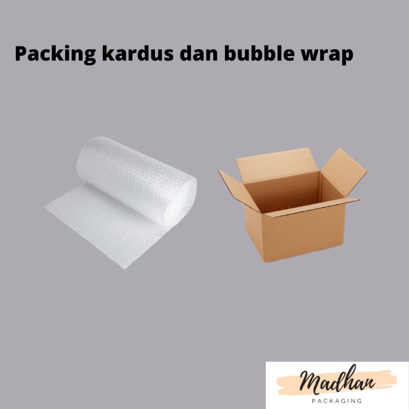 

Tambahan packing kardus & bubble wrap
