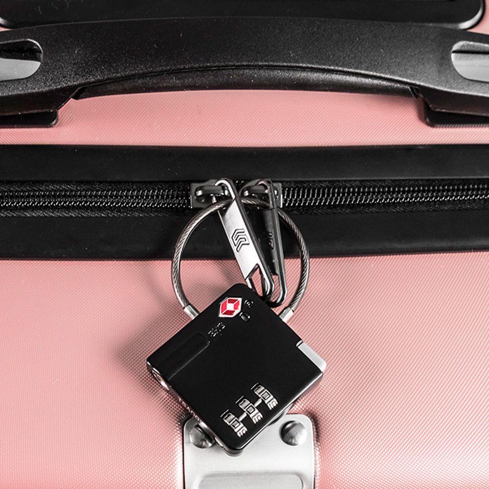 Pineapple TSA Customs Wire Lock Zinc alloy Weatherproof Luggage Hardware Kunci Kombinasi 3digi