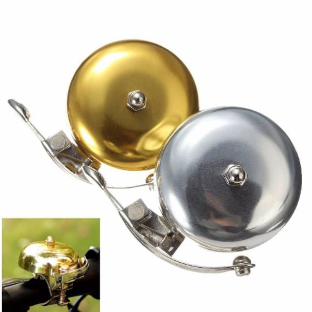 Bell Sepeda mini retro vintage jadul es krimCycle Zone Mini Retro Bicycle Cycling Horn - SE63 - Gold