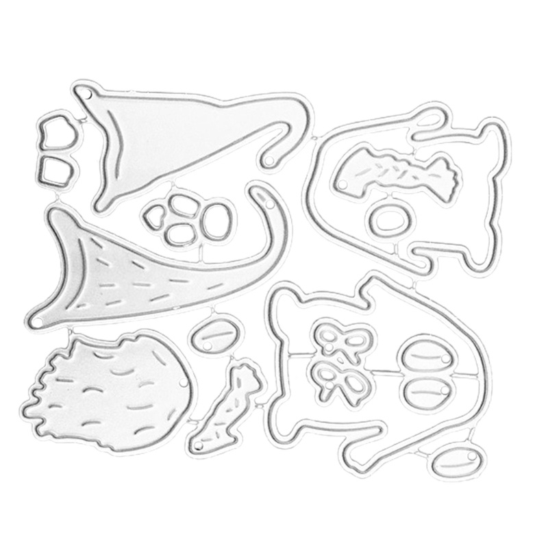 Cetakan Stensil Cutting Dies Motif Boneka Faceless Bahan Metal Untuk Scrapbook / Craft DIY