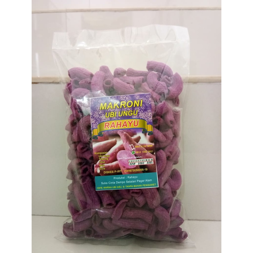 

Makaroni Ubi Ungu Rahayu