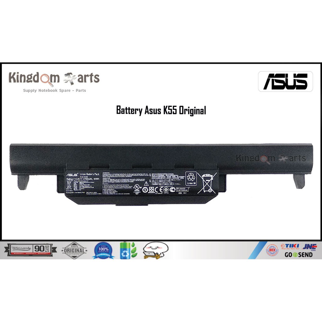 Baterai Laptop Asus A45 K55 K75 X45C X45H X55 A32-K55 A41-K55 Original