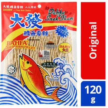 

DAHFA snek ikan 120gr / dried fish fillet snack