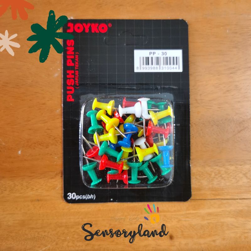 

Push Pin warna warni joyko
