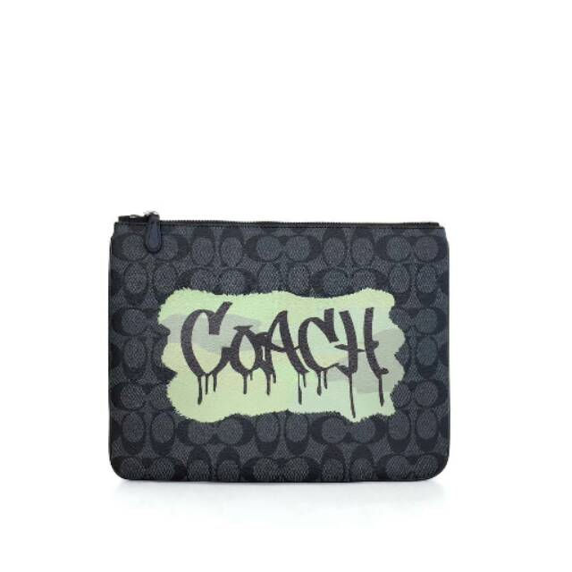 Coach Pouch Graffiti  Signature