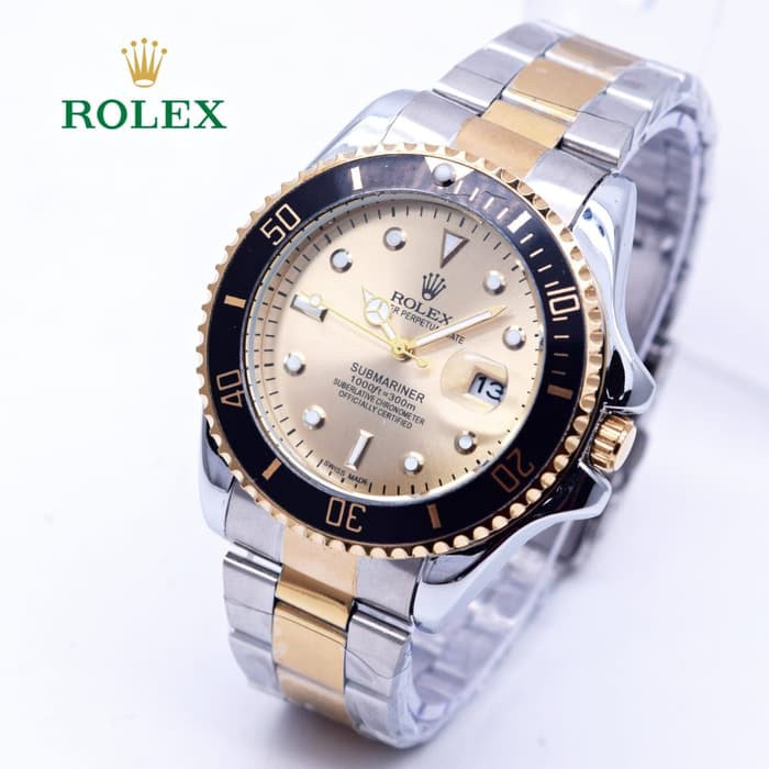 Rolex Submariner Jam Tangan Pria Rantai Date free box