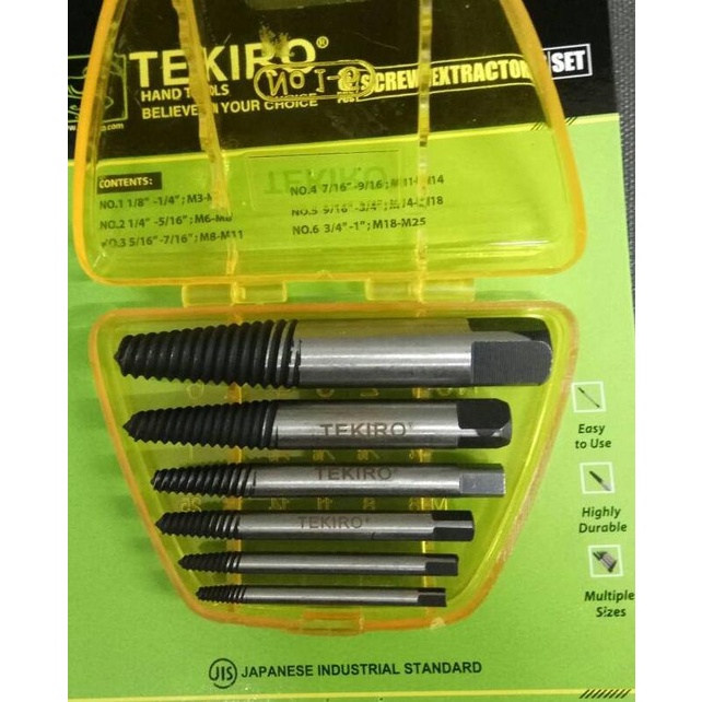 ➦ Tap Balik Set Tekiro ' Tap Pembuka Baut Patah Tekiro (New arrival)