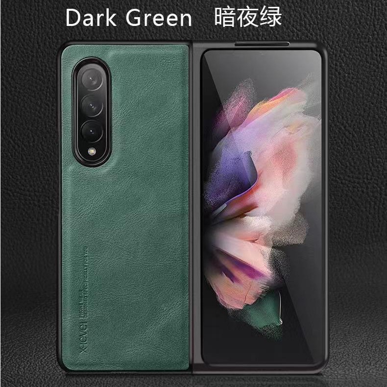 Leather CASE X-Level Casing Kulit Samsung Z Fold 3 Fold 2 Z Flip 3