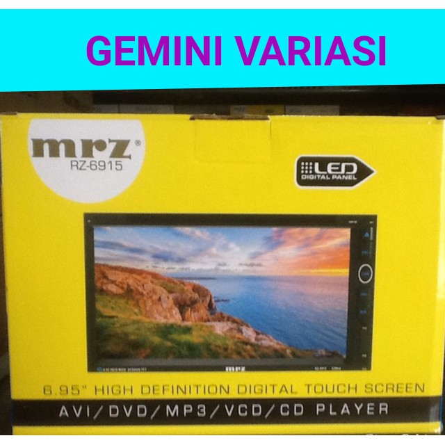 HEADUNIT DOUBLEDIN TV MOBIL MRZ YV B-41 RZ-6981/DOUBLE DIN MRZ RZ- 6981