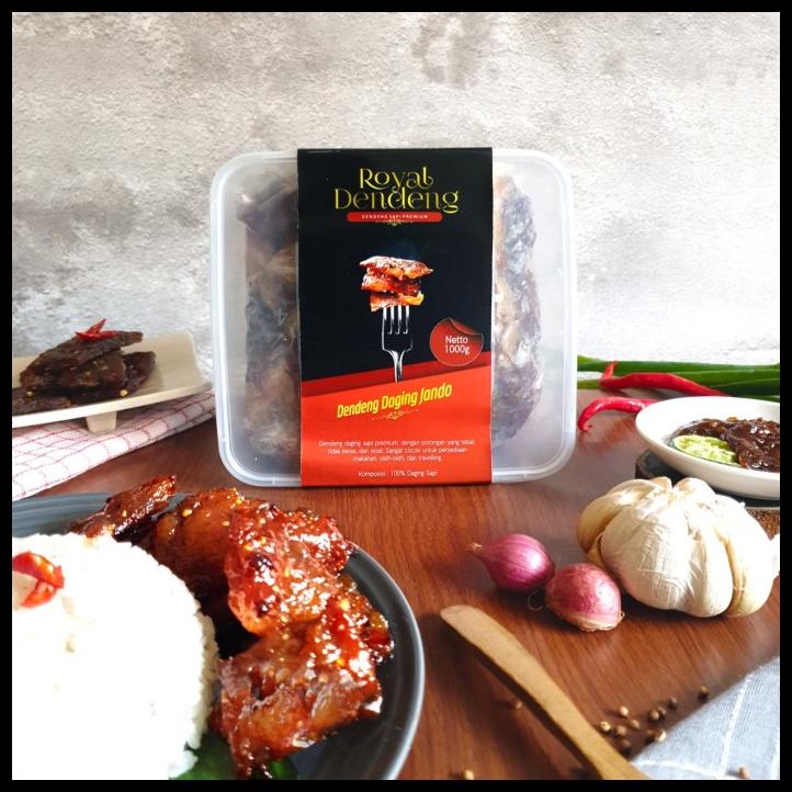 

Royal Dendeng Sapi Jando Premium (Dg Lemak) Enak Empuk Bergizi 1000Gr