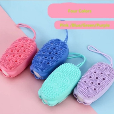 Sikat Mandi Dispenser Silicon /Shower Brush /Sikat Silicone Lembut 10019