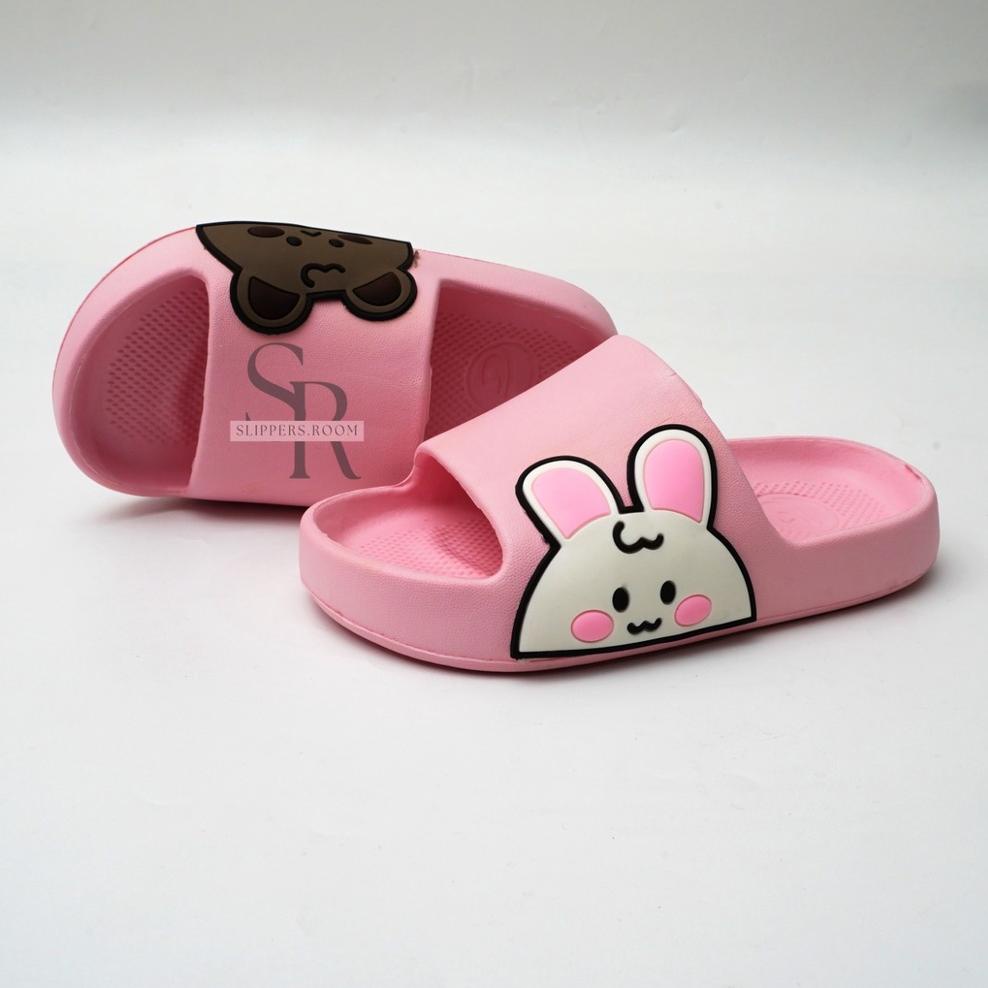 Sandal Selop Anak Perempuan Motif BTS BT21 (24-29)/ Sandal Selop Anak Cewek Karet/ Sandal Jelly Anak