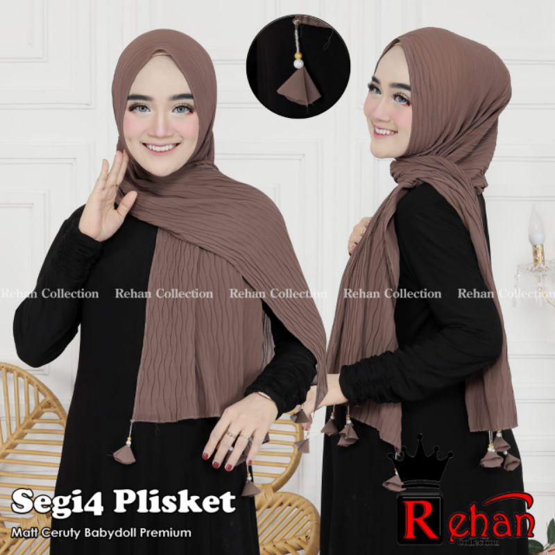 PASHMINA PLISKET GELOMBANG / PASHMINA FULL PLISKET / PASMINA PLISKET PREMIUM / PASMINA PRISKET / JILBAB PASMINA / PASHMINA CERUTY