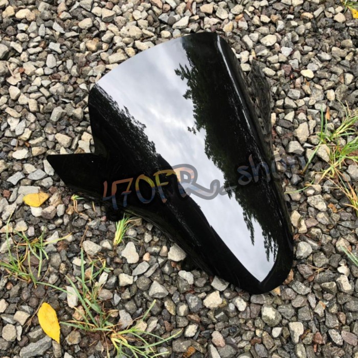 winsil pcx 160 .windshield / visor  pcx 160 tanpa lobang plat - hitam smoke Gbm