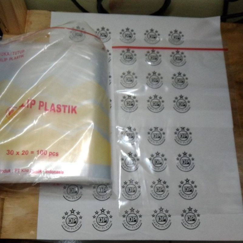 Plastik Klip Ziplock 20x30