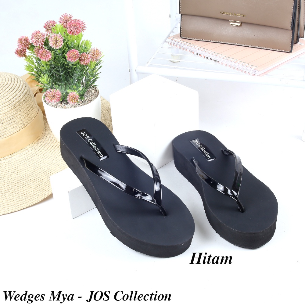 Sandal Wedges Wanita - Mya Tinggi 5 cm by Jos Collection