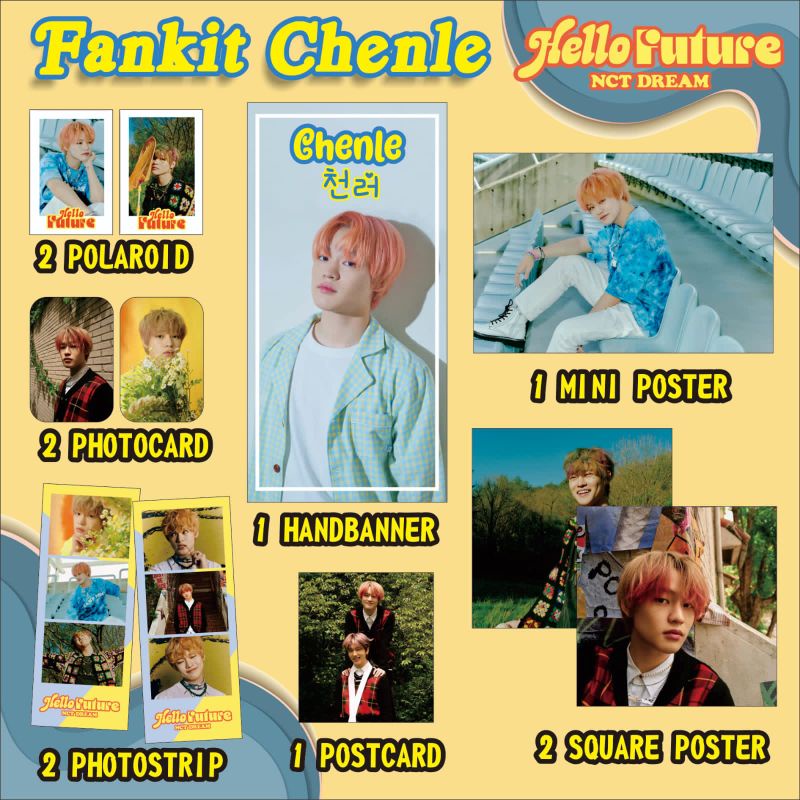 (bisa COD) FANKIT NCT DREAM CHENLE PAKET HEMAT NCT PAKET HEMAT NCT DREAM CHENLE HELLO FUTURE PAKET D