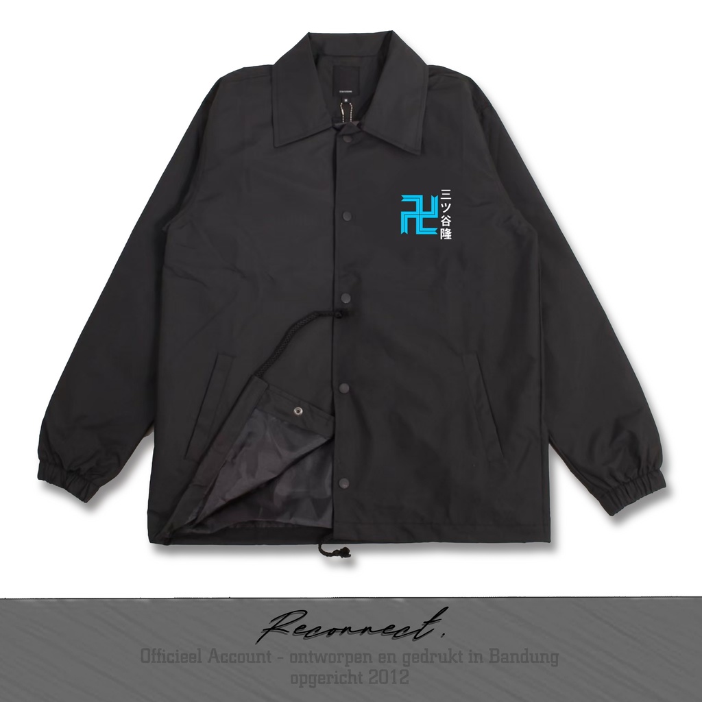 Reconnect Coach Jacket Tokyo Revengers Geng Tokyo Manji Mitsuya Takashi - Unisex