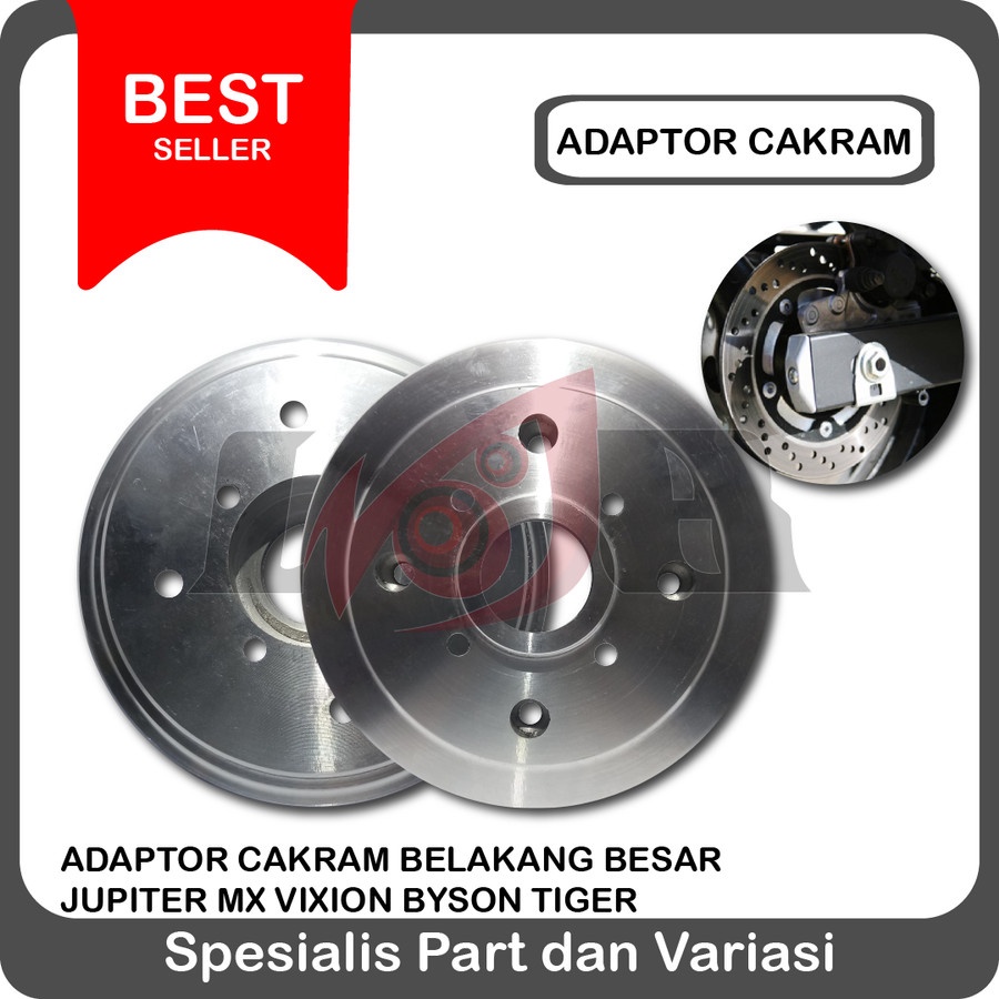 Adaptor Cakram Belakang Jupiter MX Vixion Byson Tiger Tromol Besar